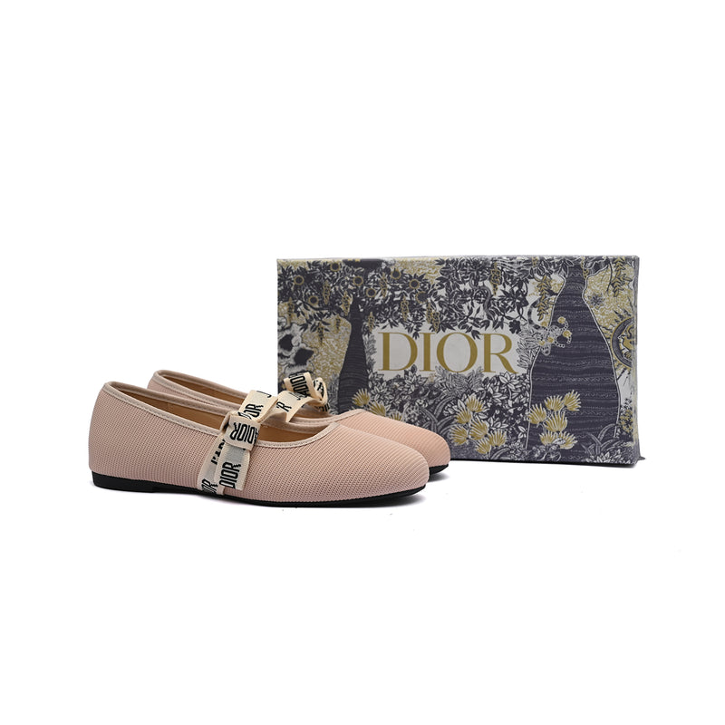 Christian Dior Beige Mesh J'Adior Ballet Flats Woman 2024-16 Beige - 4