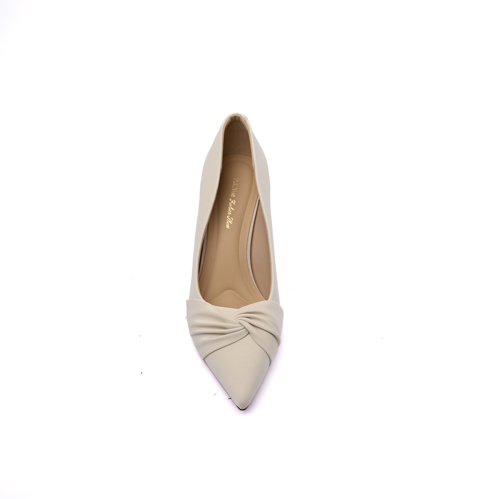 Pointed Stiletto Heel Shoes In Faux Suede Woman 25301 White - 3