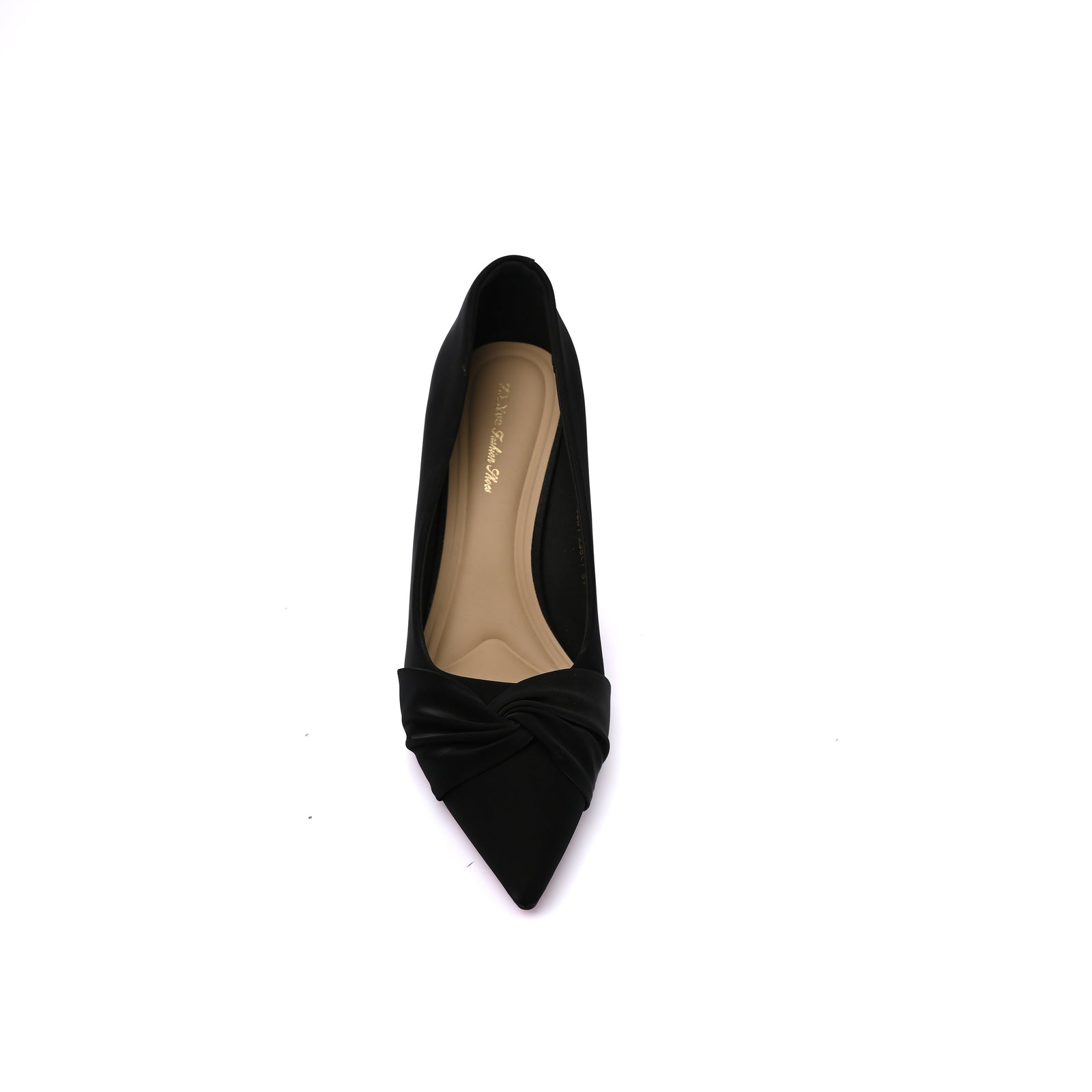 Pointed Stiletto Heel Shoes In Faux Suede Woman 25301 Black - 3