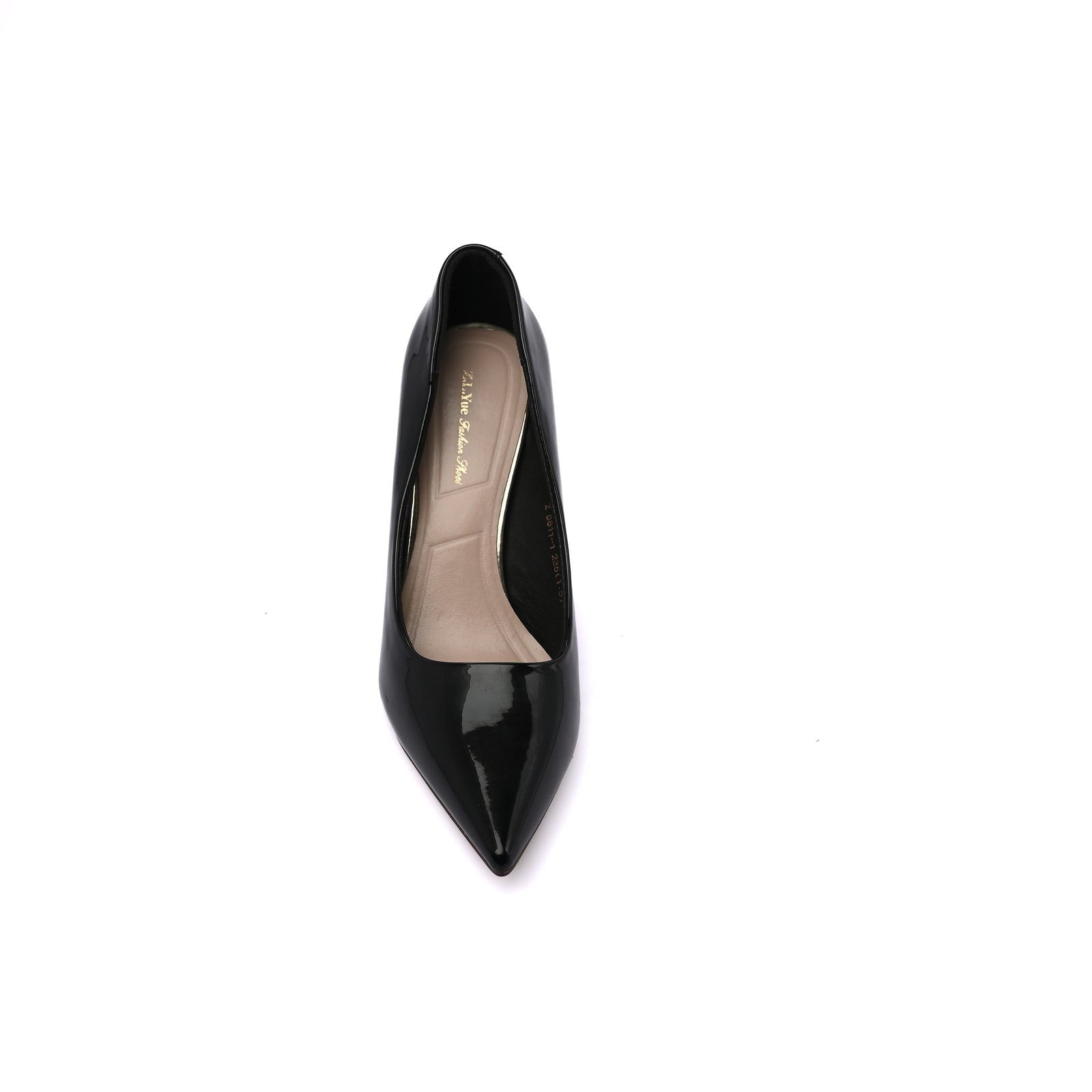 Patent Leather Pointed Stiletto Heels Woman 8811-1 Black - 3