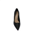 Pointed Stiletto Heel Shoes In Faux Woman 25233 Black - 3