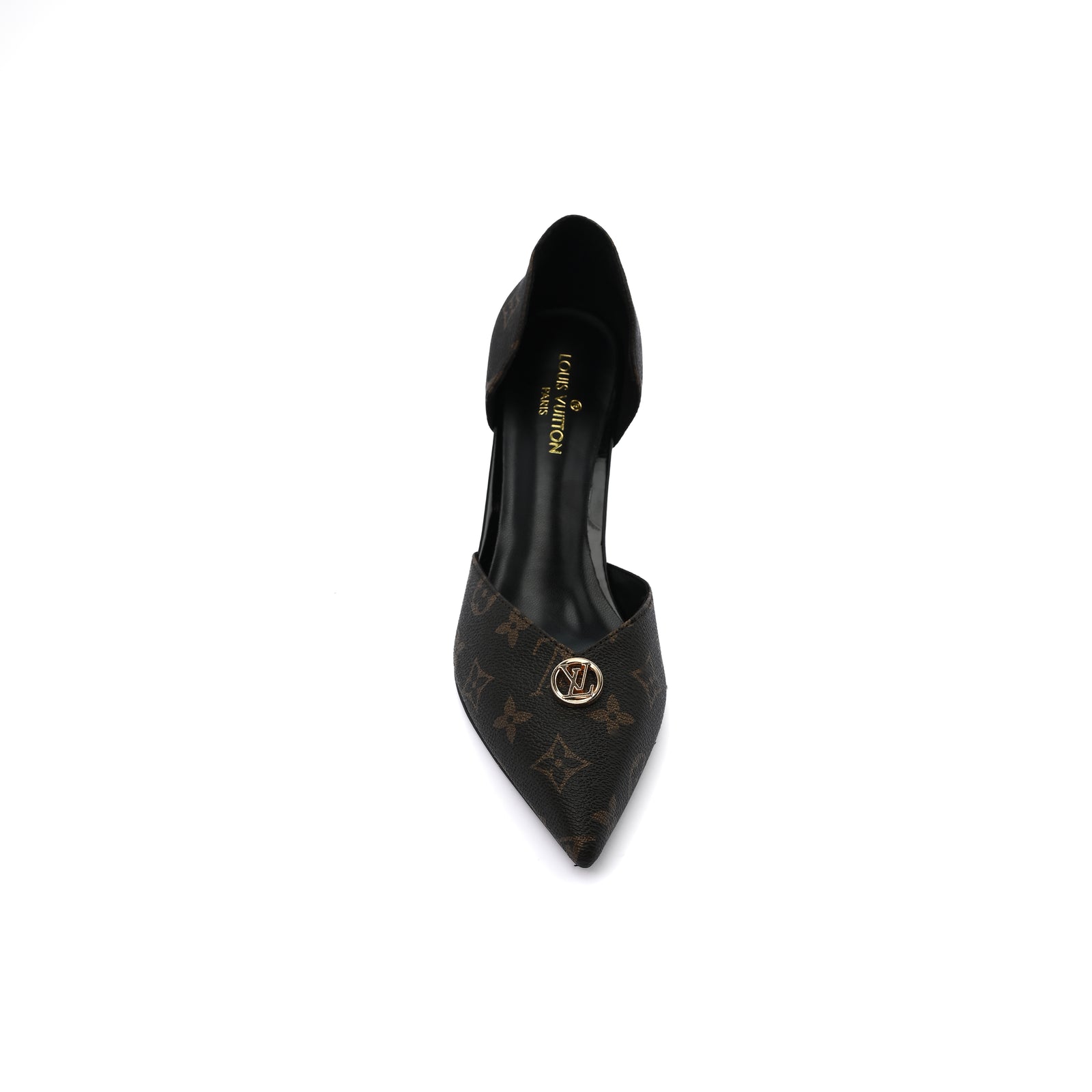 Louis Vuitton Heels Woman Box And Bag Patent Leather 2822-2 Coffee - 3
