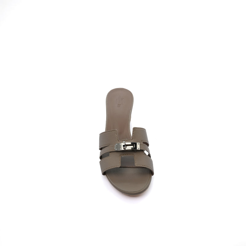 Hermes Gigi 50 Sandals Suede Goatskin Sands Woman 778 Beige - 3