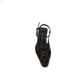 Gucci Luxury Slingback Sandals Mongoram Woman 1086-1 Black - 3