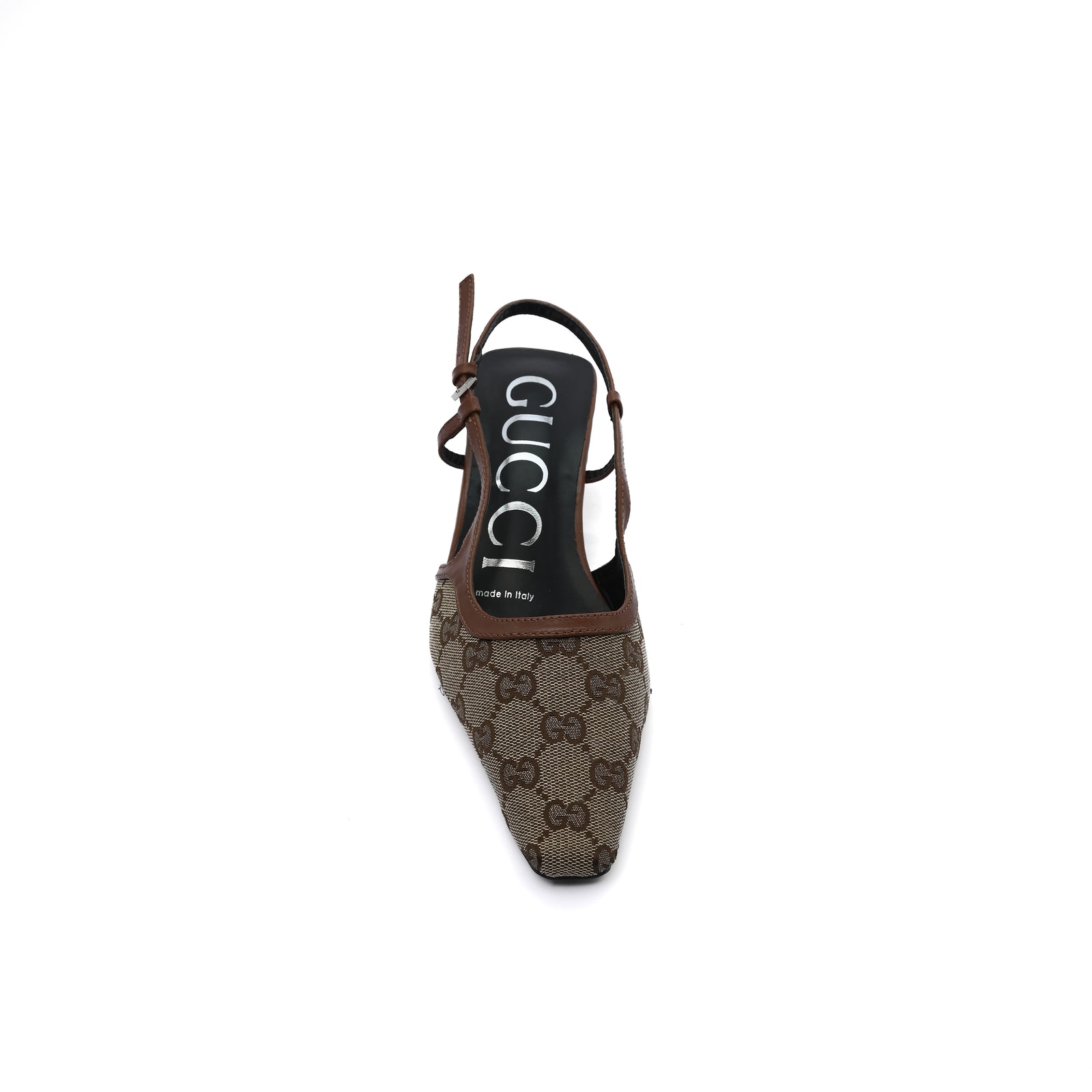 Gucci Luxury Slingback Sandals Mongoram Woman 1087-1 Havan - 3