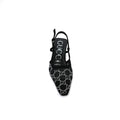 Gucci Luxury Slingback Sandals Mongoram Woman 1086 Black - 3