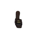 FENDI FFold mules for Fine leathers Woman 5886 Brown - 3