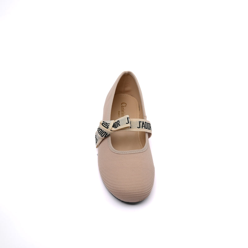 Christian Dior Beige Mesh J'Adior Ballet Flats Woman 2024-16 Beige - 3