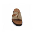 Fendi Slide Bucket Buckle Flat Slide Slipper Woman F1892-113 Beige - 3