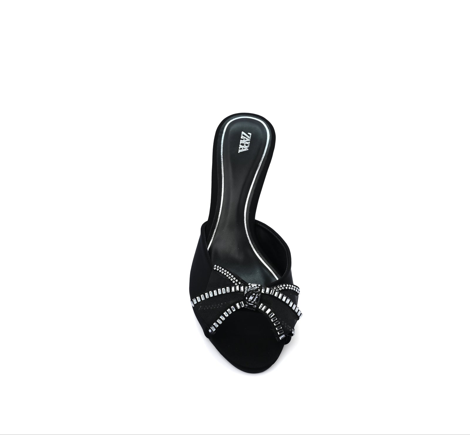Zara Sable Stiletto Mule Heels Woman 25083-4 Black - 3