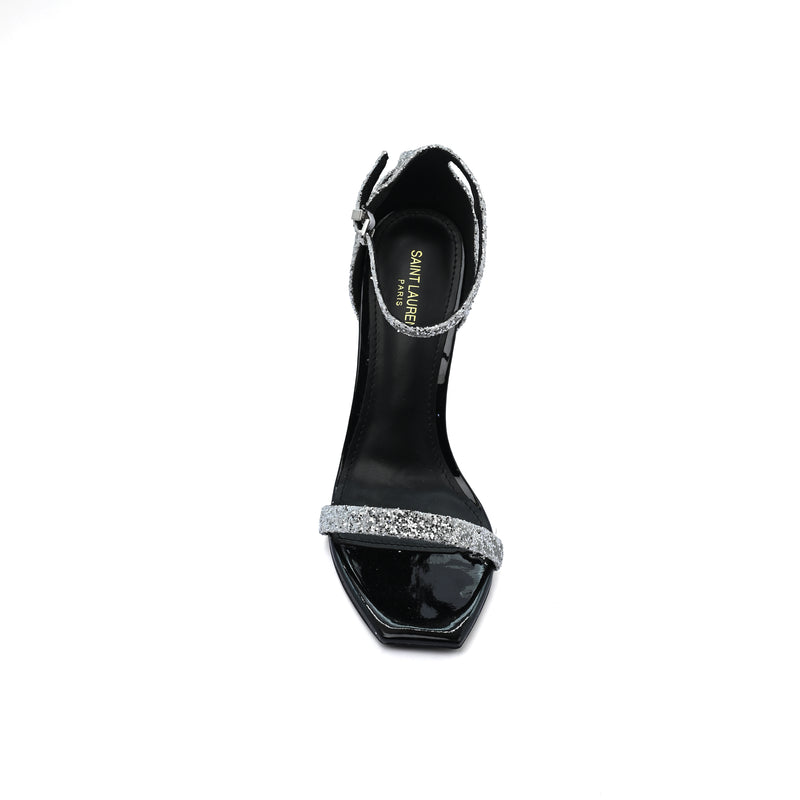 Saint Laurent Glitter Opyum With distinctive heels Woman 1898-2 Silver - 3