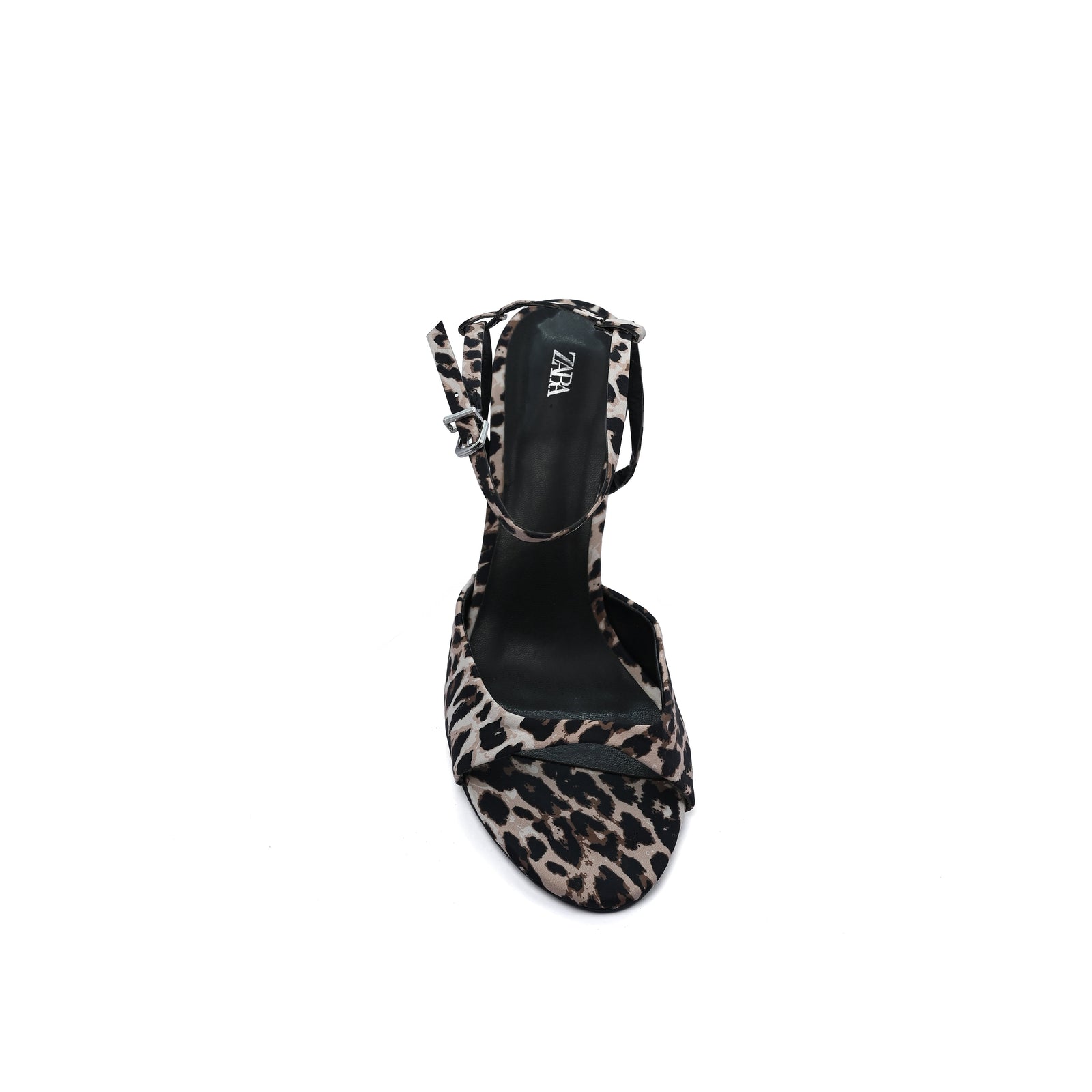 Zara Connection Peep Toe Ankle Strap Stiletto Heels Woman 7433-4 Tiger - 3