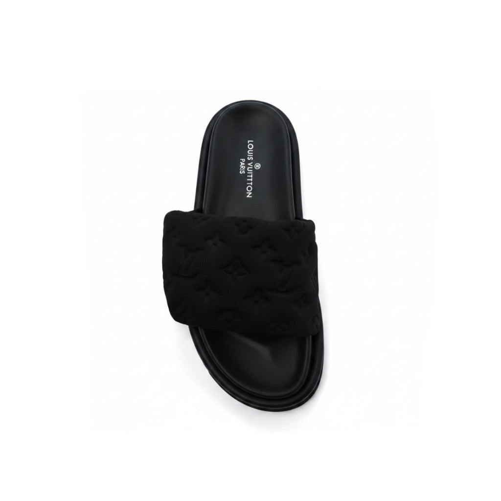 Louis Vuitton Pillow Comfort Mule Slippers Woman L33-6 Black - 3