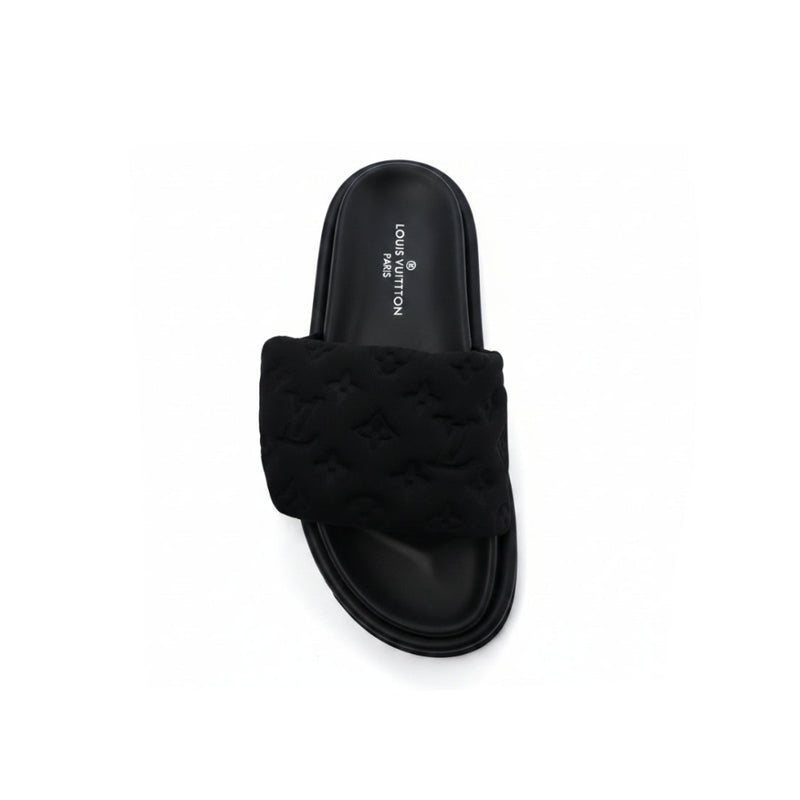 Louis Vuitton Pillow Comfort Mule Slippers Woman L33-6 Black - 3
