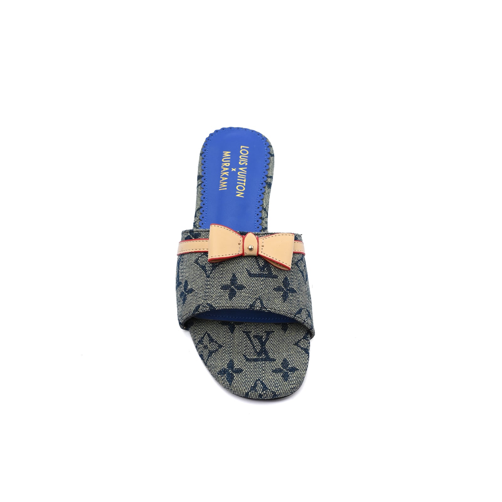 Louis Vuitton Lock It Flat Mule Monogram Sandals Woman 51BLV Blue - 3