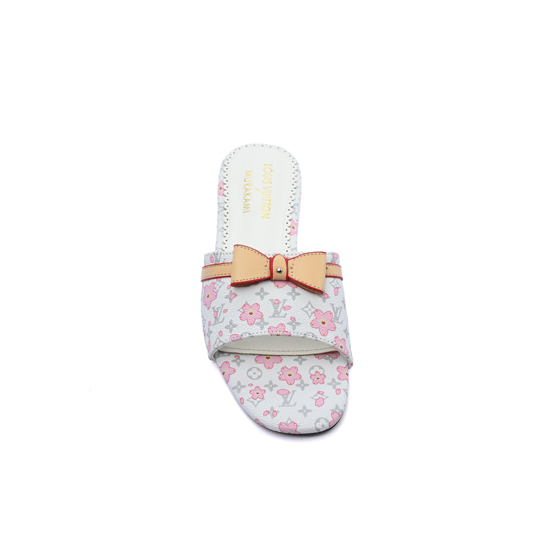 Louis Vuitton Lock It Flat Mule Monogram Sandals Woman 51BLV White - 3