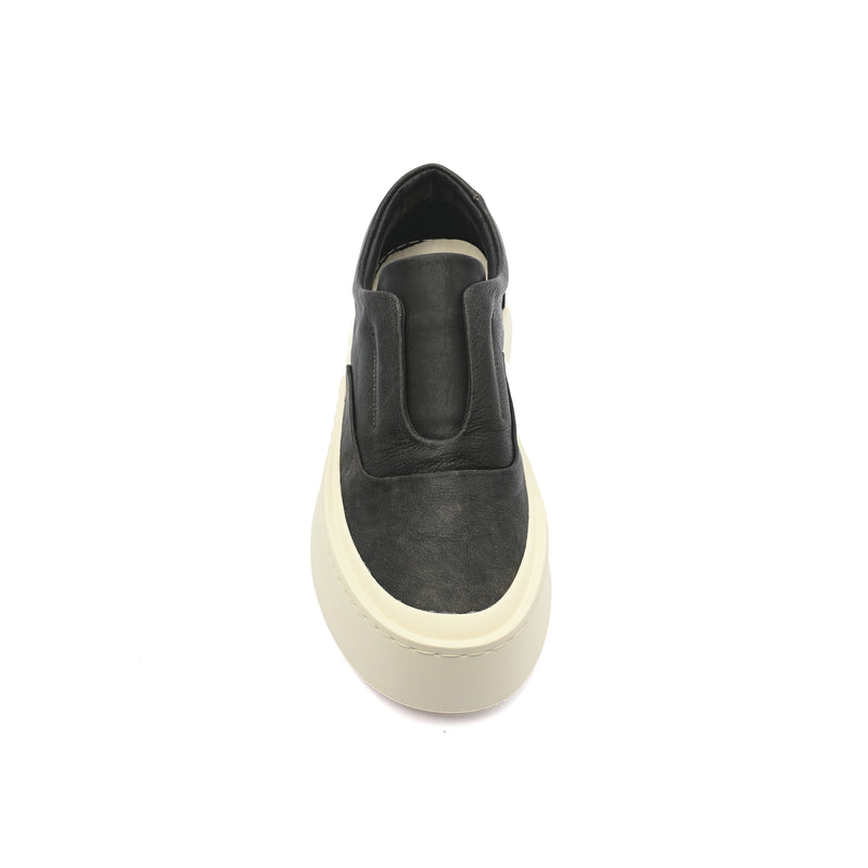 British Style Yuppie Platform Sneakers Men M7513 Coffee - 3