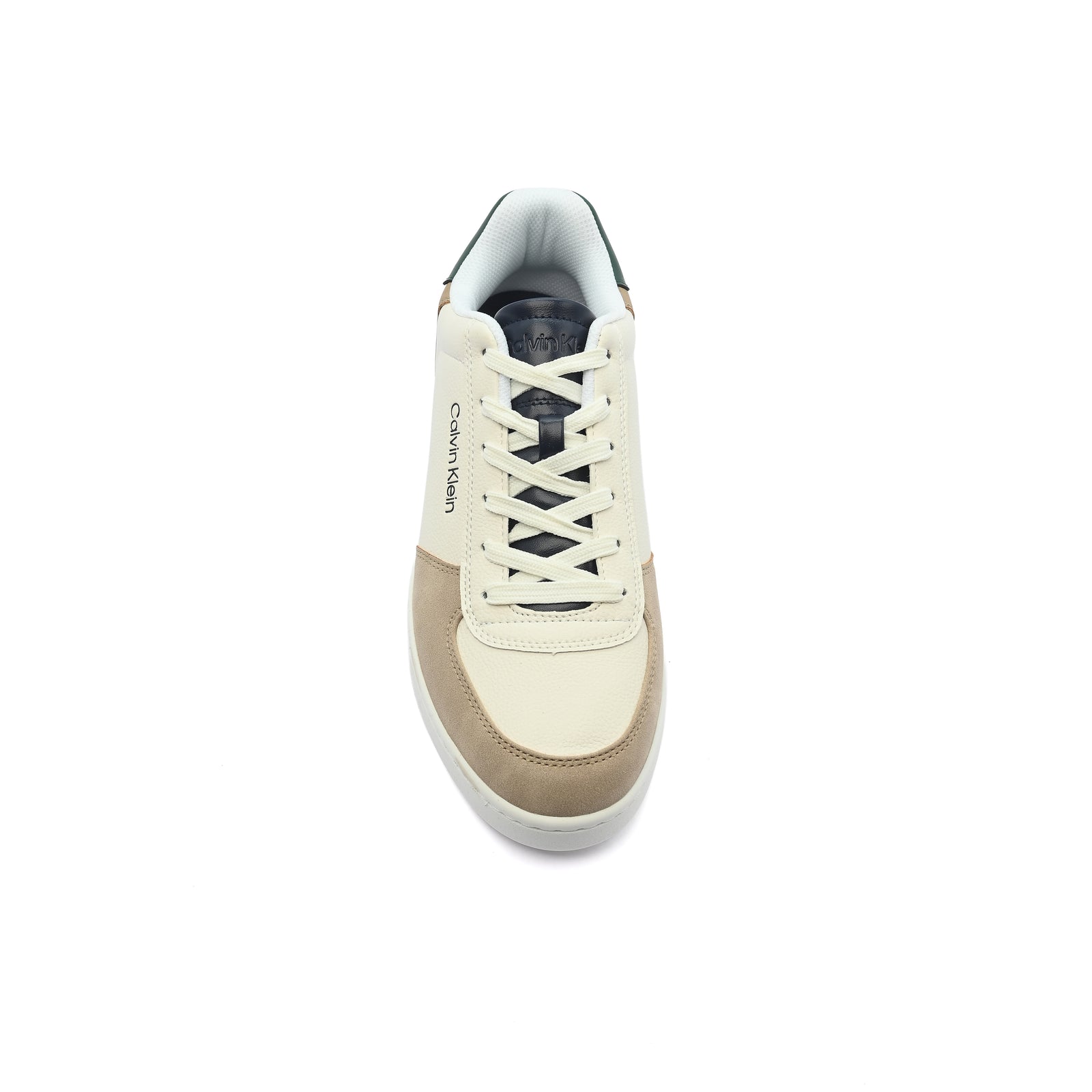 Calvin Klein Cico Classic Casual Sneakers Man FW25290 White&Brown - 3
