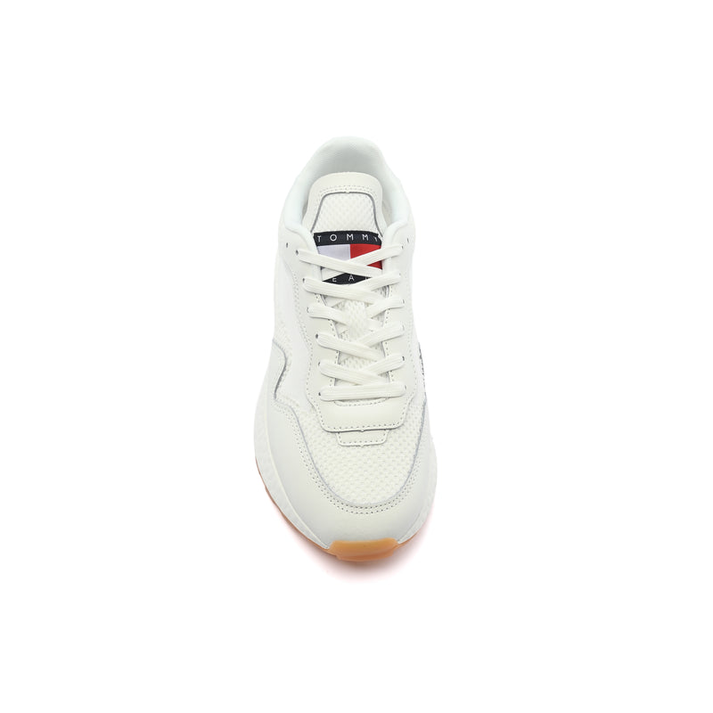 Tommy Jeans Tjm Runner Mix Material Sneakers Man FW1289 White - 3