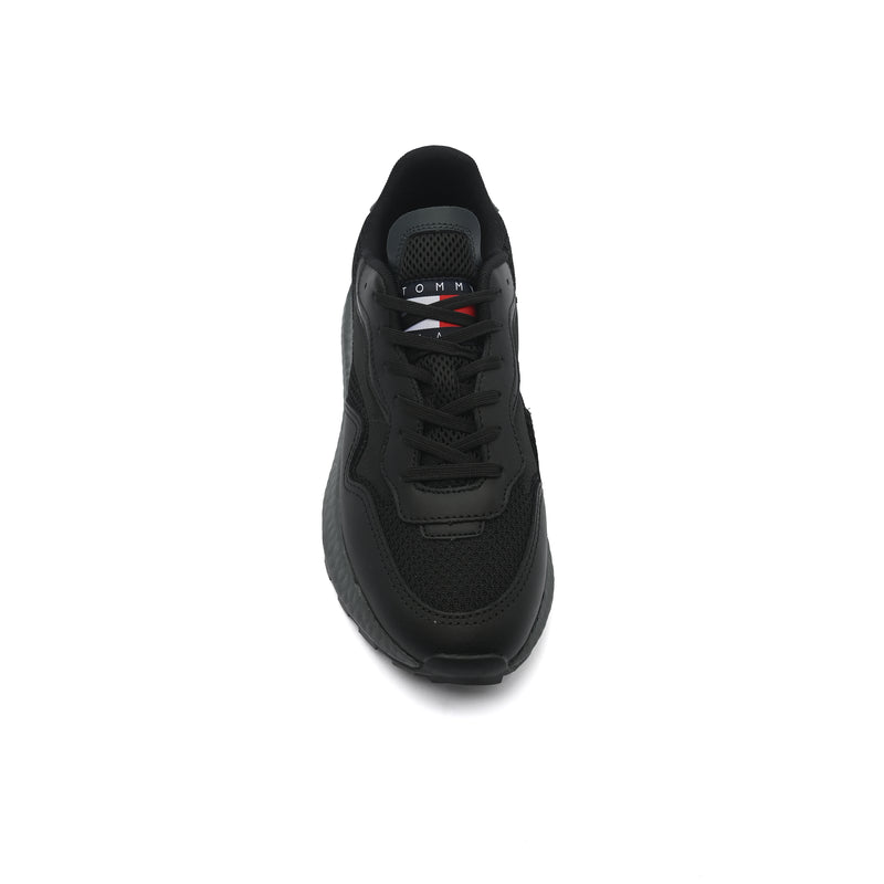 Tommy Jeans Tjm Runner Mix Material Sneakers Man FW1289 Black - 3