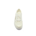 Prada Downtown Perforated Leather Sneakers for Women A356 White - 3