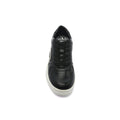 Prada Downtown Perforated Leather Sneakers for Women A356 Black - 3