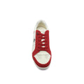 Dior Star Platform Suede Calfskin Sneakers Woman 1095880 White&Red - 3