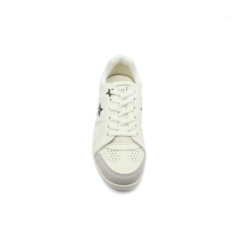 Dior Star Platform Suede Calfskin Sneakers Woman 1095880 White&Black - 3