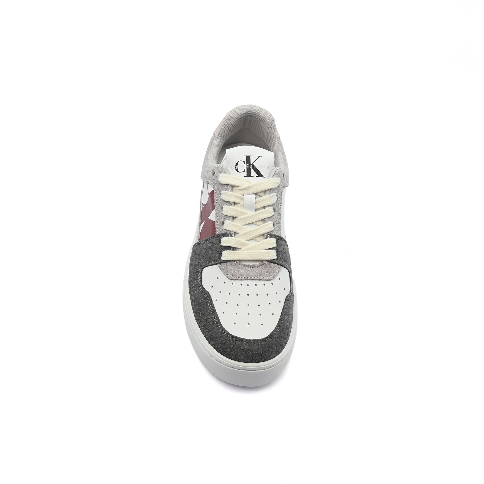 Calvin Klein Jeans Classic Cupsole Sneakers Woman CK-69 Gray - 3