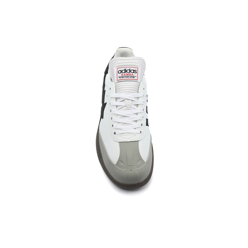 NEW Adidas Samba Bape Sneakers Man JR9246 White - 3