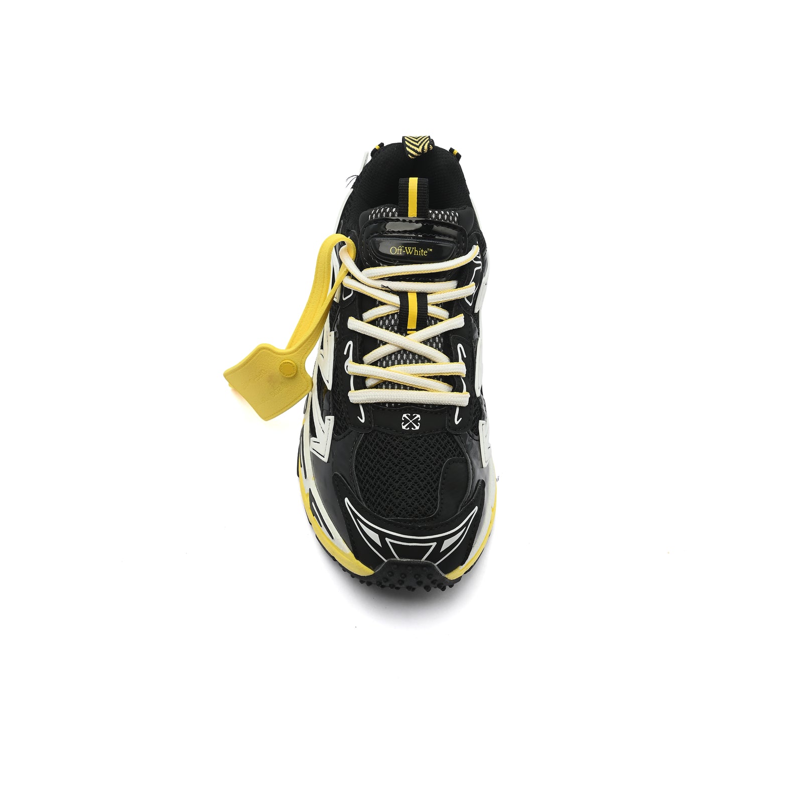 Off-White C/O Virgil Abloh Be Right Back Sneakers Man 2547 Black&Yellow - 3