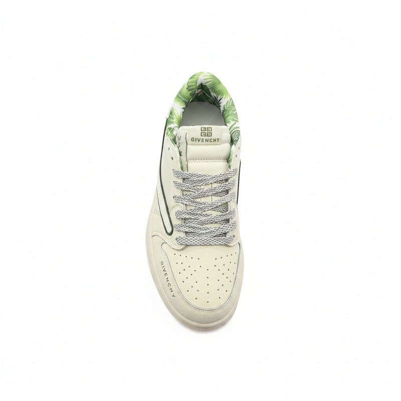 givenchy x Travis Scott x Air Jordan 1 Low Sneakers Man CF3688 Green - 3
