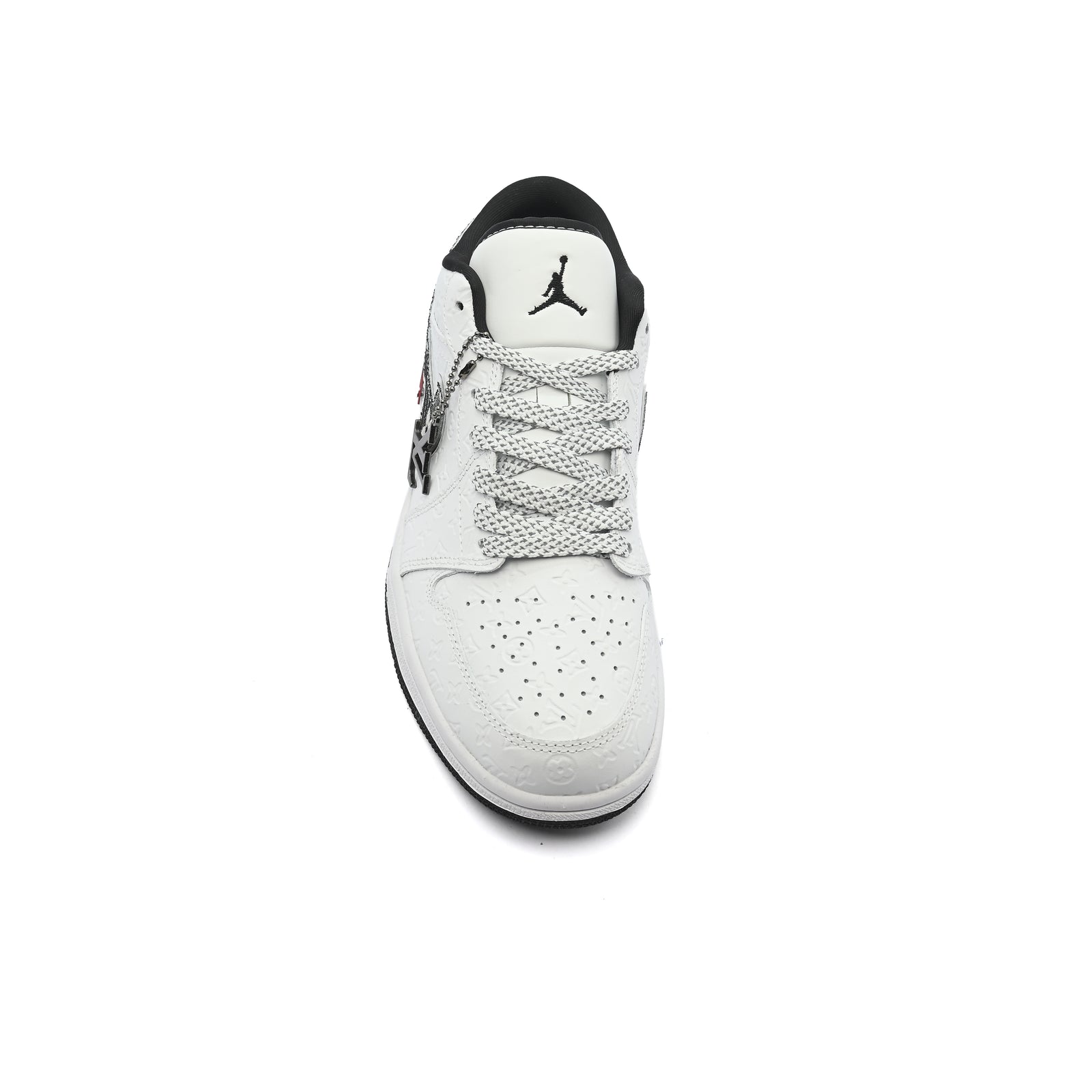 Nike Jordan Low X Louis Vuitton Travis Beyaz Sneakers Men LR2025 White&Black - 3