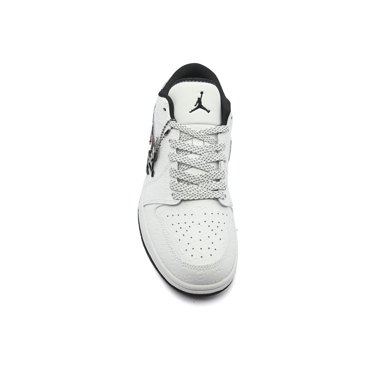 Nike Jordan Low X Louis Vuitton Travis Beyaz Sneakers Men LR2025 White&Black - 3