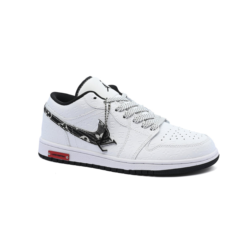 Nike Jordan Low X Louis Vuitton Travis Beyaz Sneakers Men LR2025 White&Black - 1