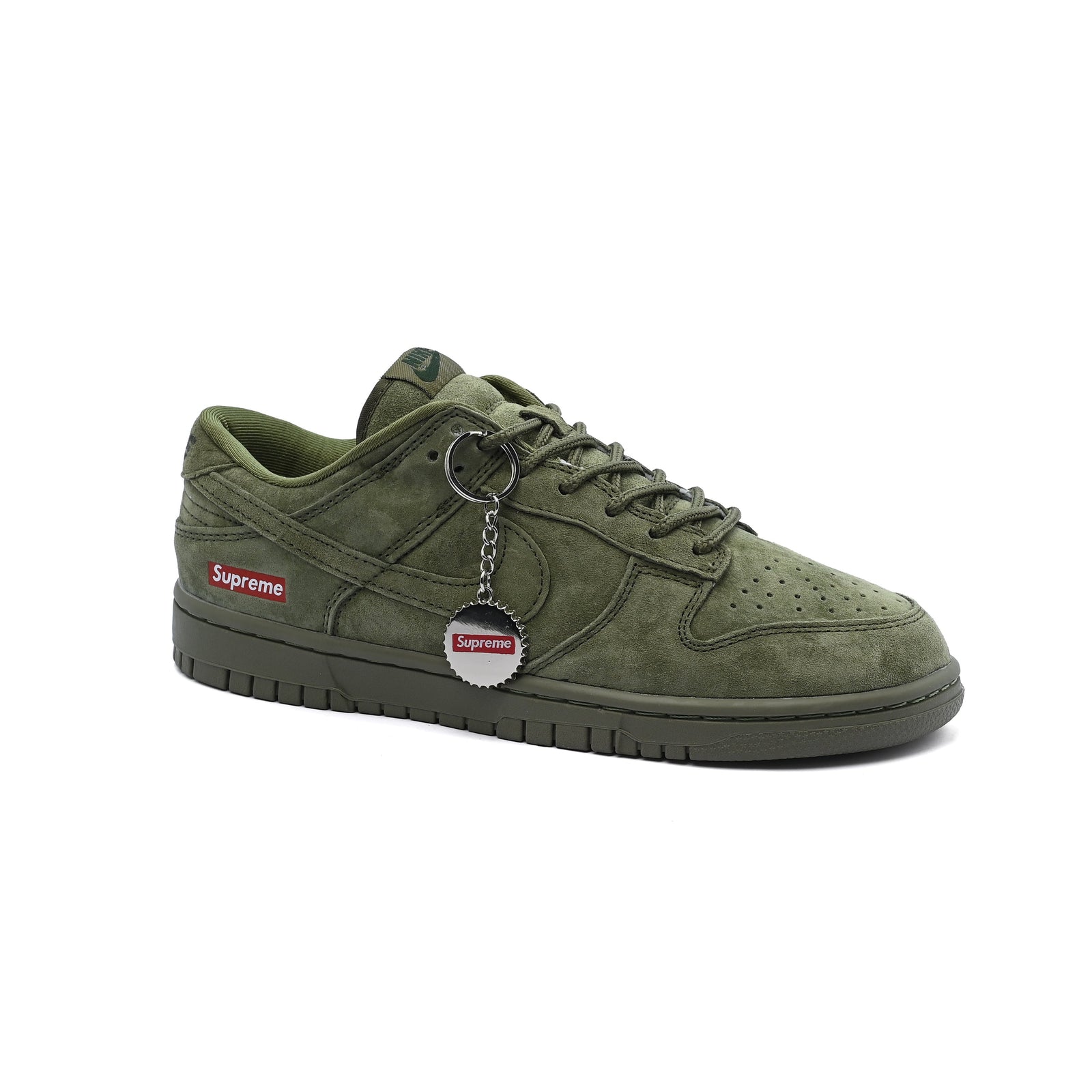 Nike Sb Dunk Low x Supreme Championes Sneakers Men FC1688-122 Olive - 1