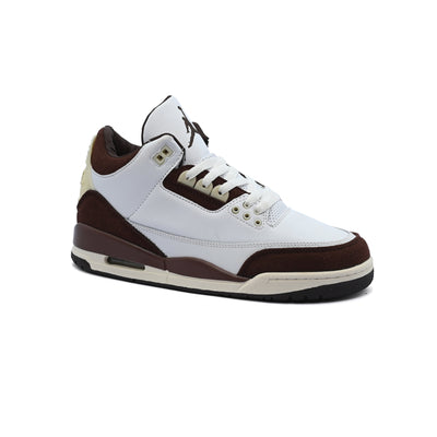 Nike Air Jordan 3 A Retro x Ma Maniére Sneakers Man FZ4811-100 White&Brown