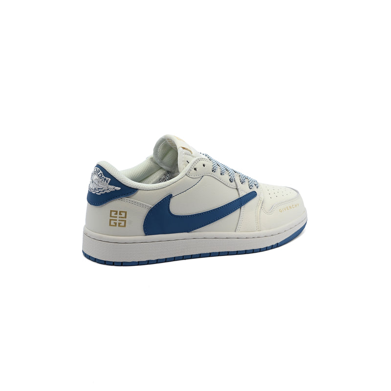 givenchy x Travis Scott x Air Jordan 1 Low Sneakers Man CF3688 Blue - 2