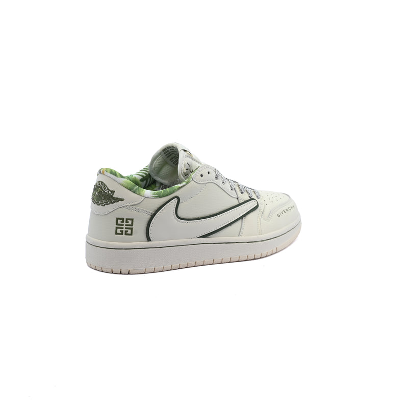 givenchy x Travis Scott x Air Jordan 1 Low Sneakers Man CF3688 Green - 2