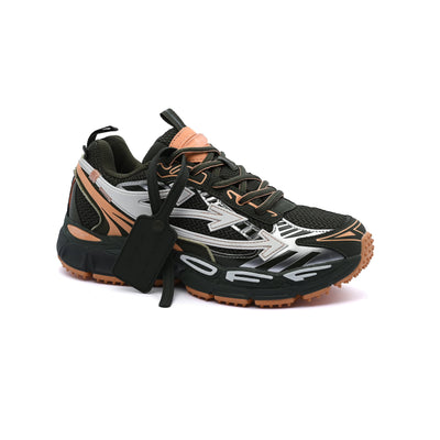 Off-White C/O Virgil Abloh Be Right Back Sneakers Man 2547 Olive&Orange