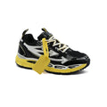 Off-White C/O Virgil Abloh Be Right Back Sneakers Man 2547 Black&Yellow - 1