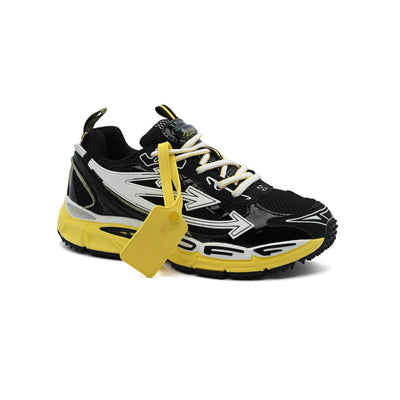 Off-White C/O Virgil Abloh Be Right Back Sneakers Man 2547 Black&Yellow