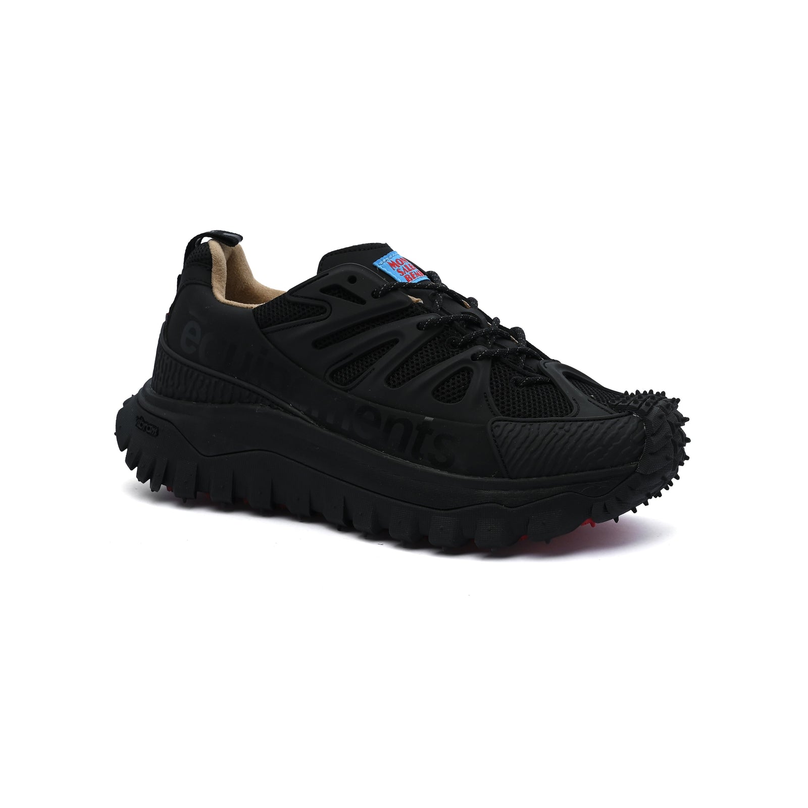 Moncler X Salehe Bembury Trailgrip Amoeba Sneakers Man 79300 Black - 1