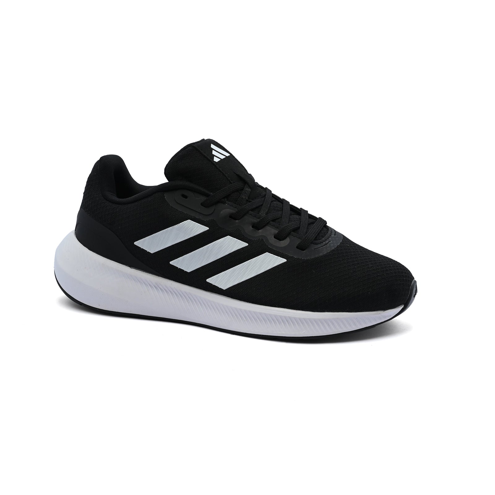 Adidas Runfalcon 5 Wide Running Comfortable Non Slip Durable Lightweight HP7544 Black/White - 1