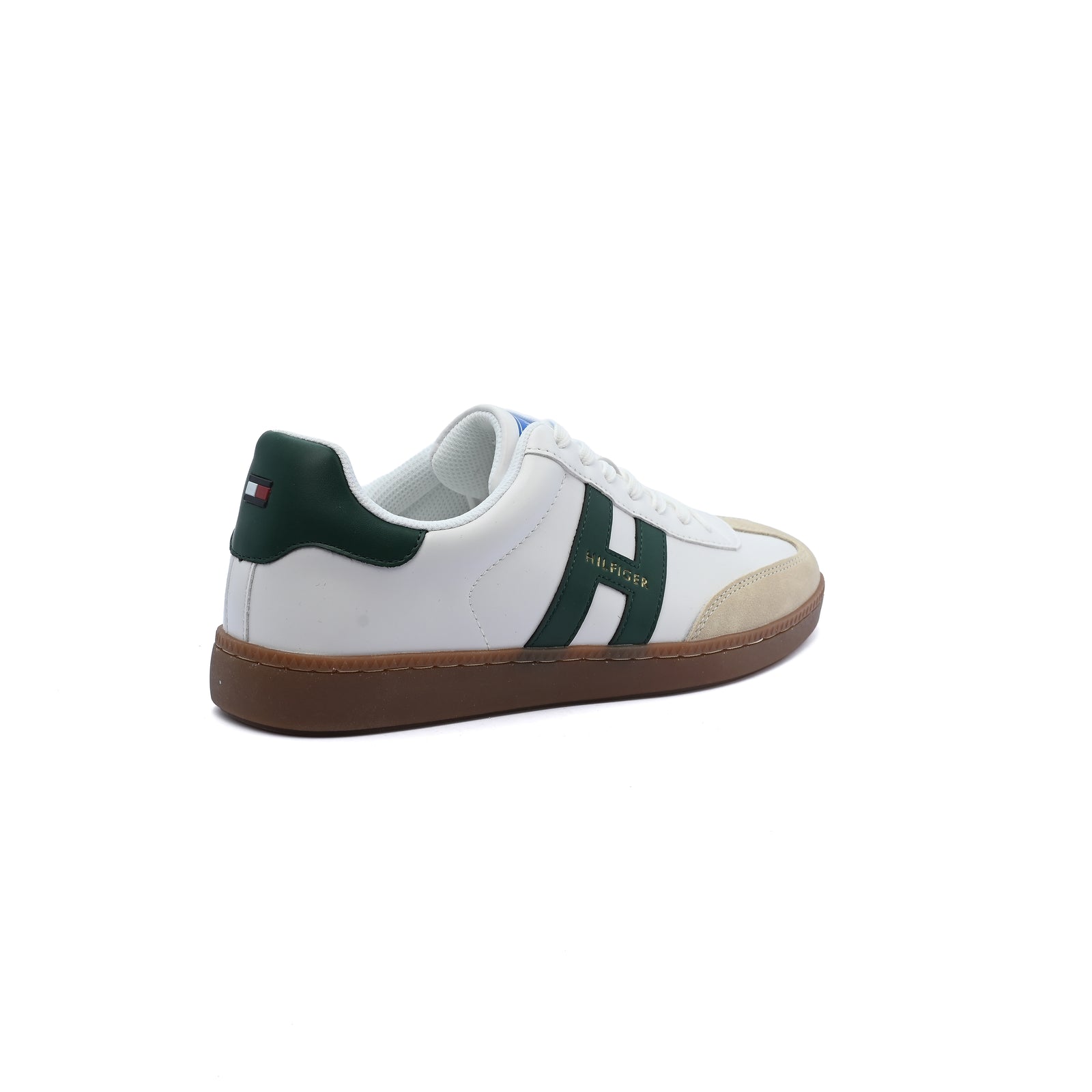 Tommy Hilfiger Berge Sneakers Mens Shoes FW25286 White&Green - 2