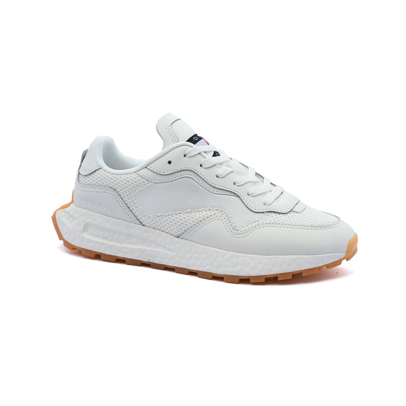 Tommy Jeans Tjm Runner Mix Material Sneakers Man FW1289 White - 1
