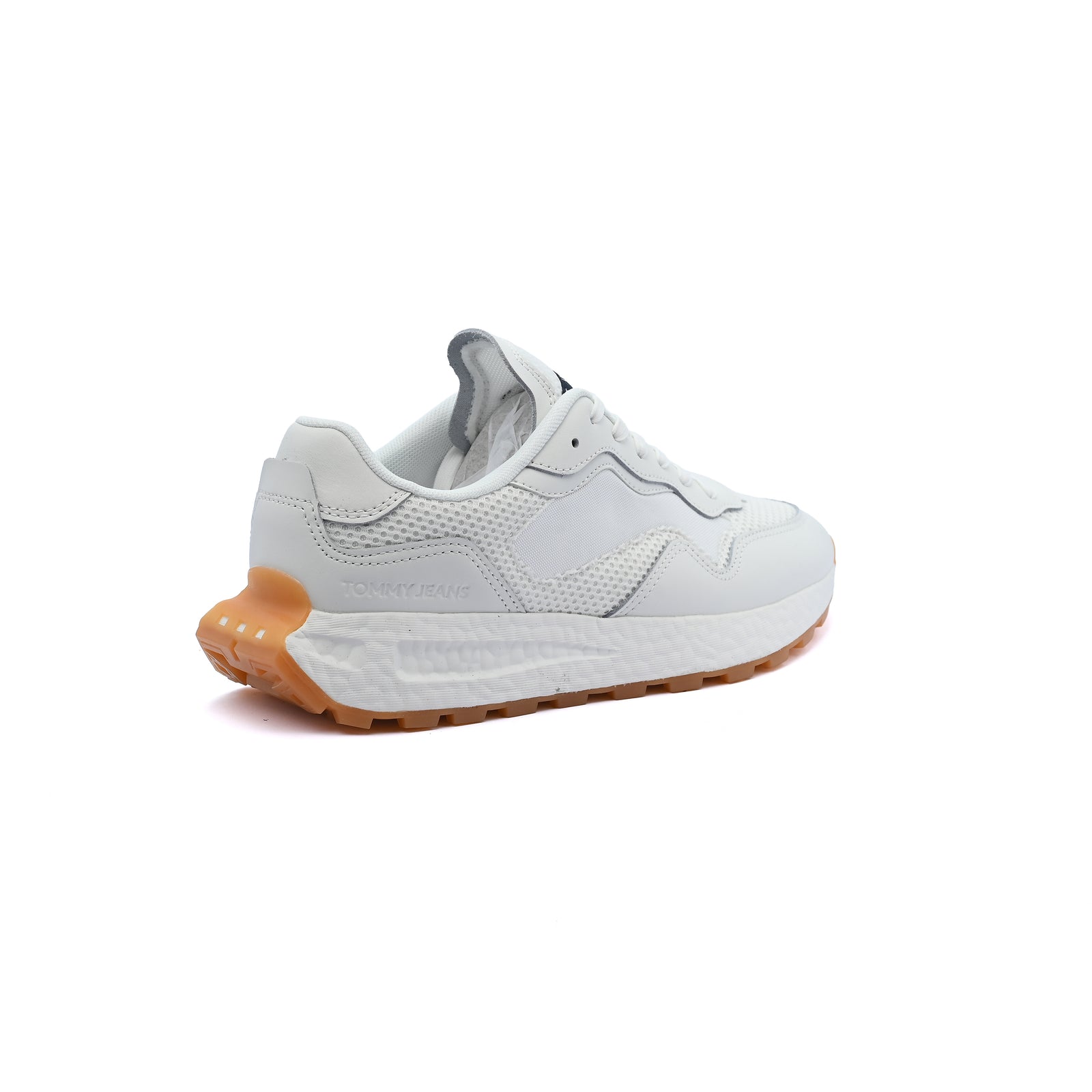 Tommy Jeans Tjm Runner Mix Material Sneakers Man FW1289 White - 2
