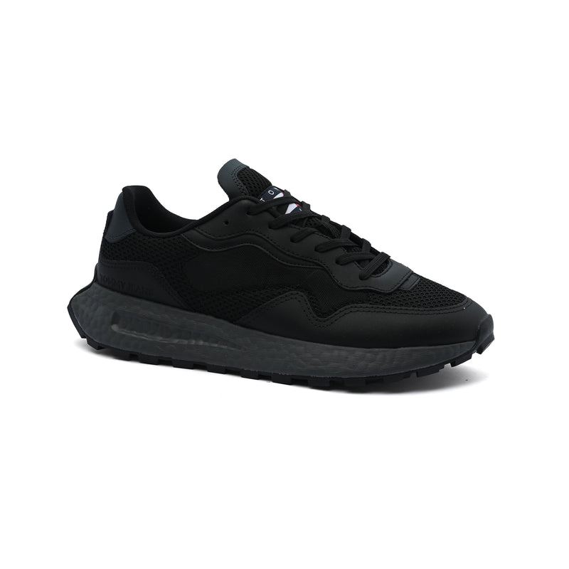 Tommy Jeans Tjm Runner Mix Material Sneakers Man FW1289 Black - 1