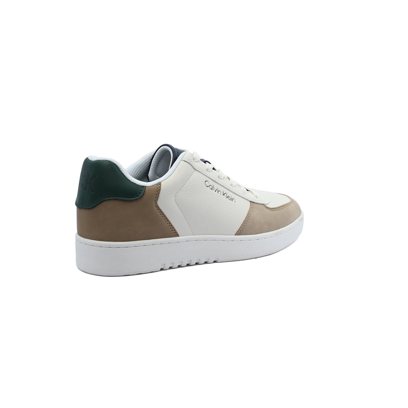 Calvin Klein Cico Classic Casual Sneakers Man FW25290 White&Brown - 2