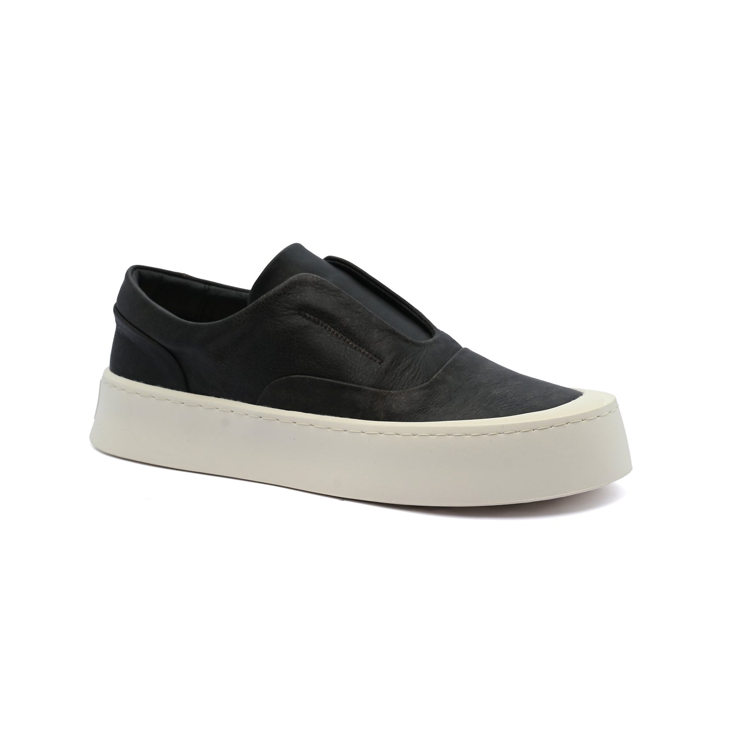 British Style Yuppie Platform Sneakers Men M7513 Dark Brown